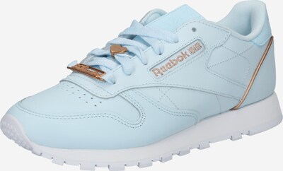 Reebok Classics Baskets basses en bleu clair / or, Vue avec produit