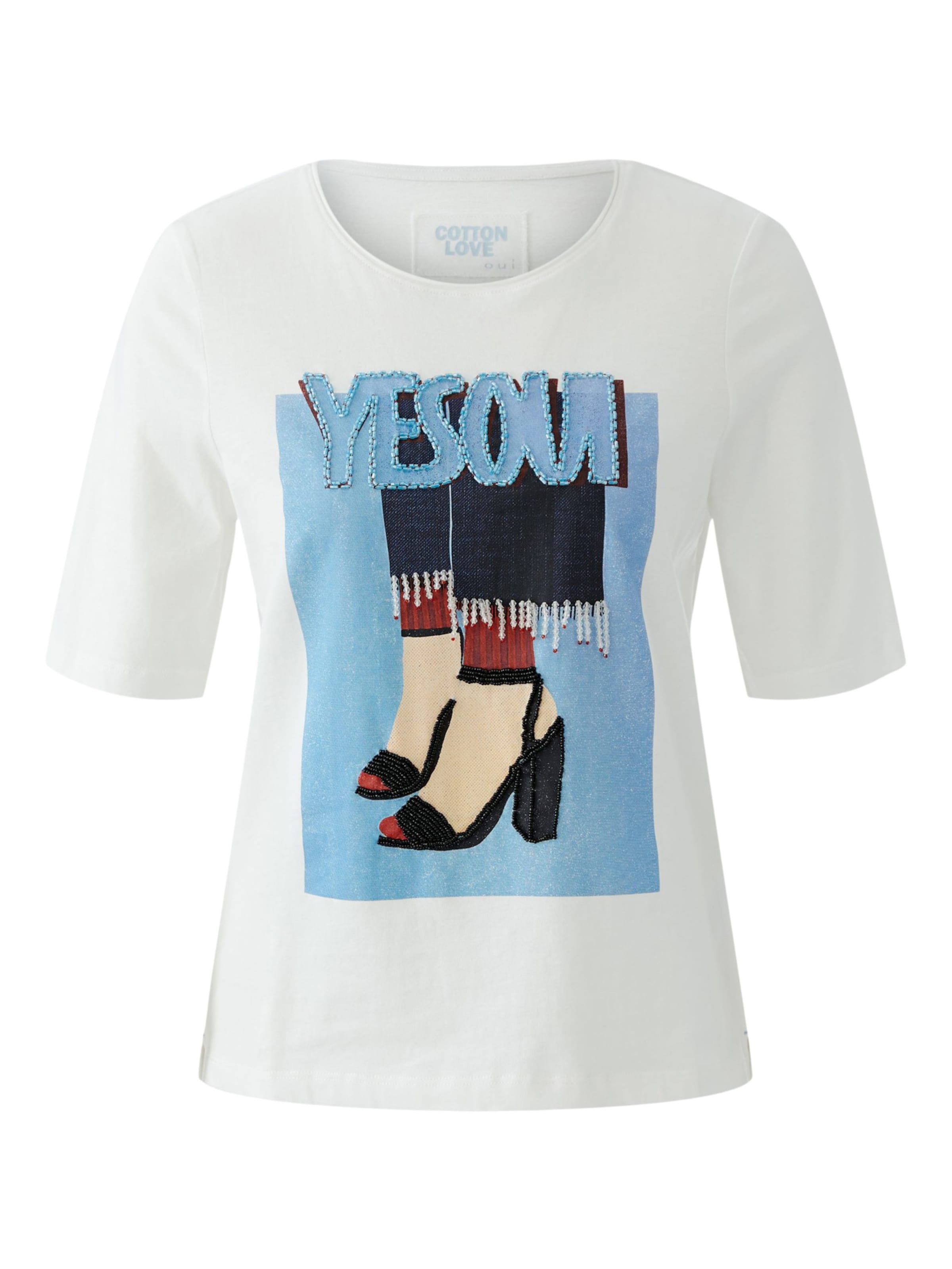 OUI Shirt in White: front