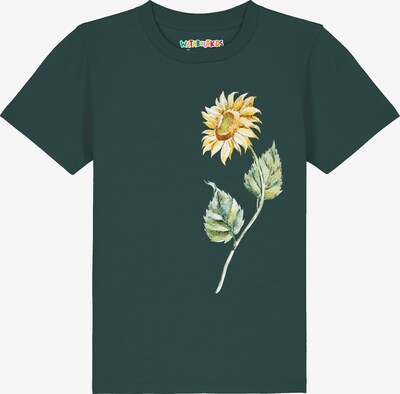 watabout.kids Shirt 'Sonnenblume' in 104 in Yellow / Green / Dark green, Item view