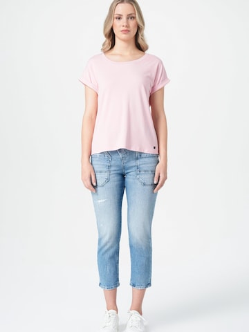 T-shirt M.O.D MIRACLE OF DENIM en rose