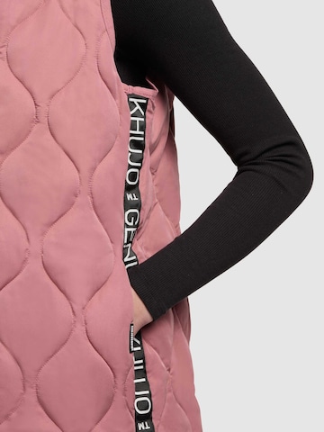 Gilet 'Jady' di khujo in rosa