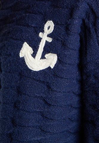 DreiMaster Maritim Pullover in Blau