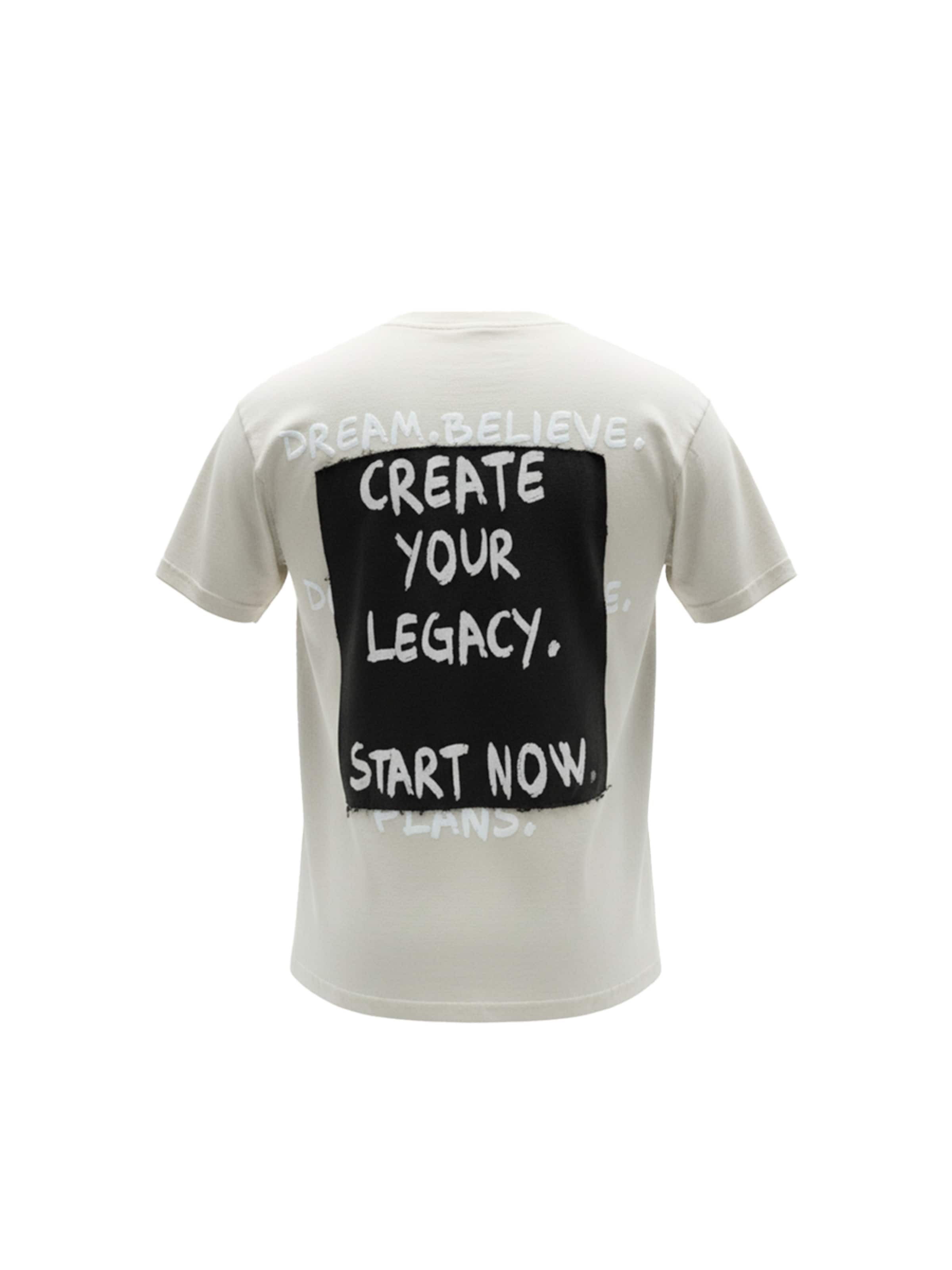 Kleidermafia Shirt 'Legacy' in de kleur Beige, Productweergave