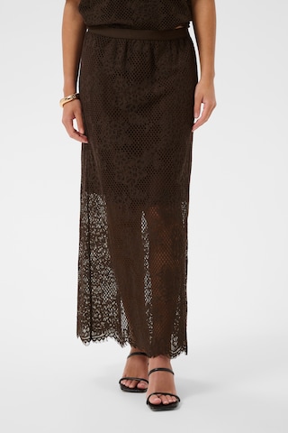 Kaffe Skirt 'Cornelia' in Brown: front