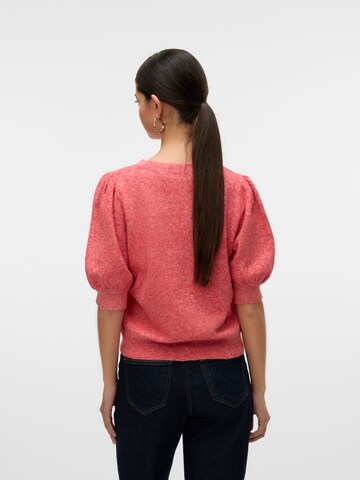 VERO MODA Trui 'VMDOFFY' in Rood