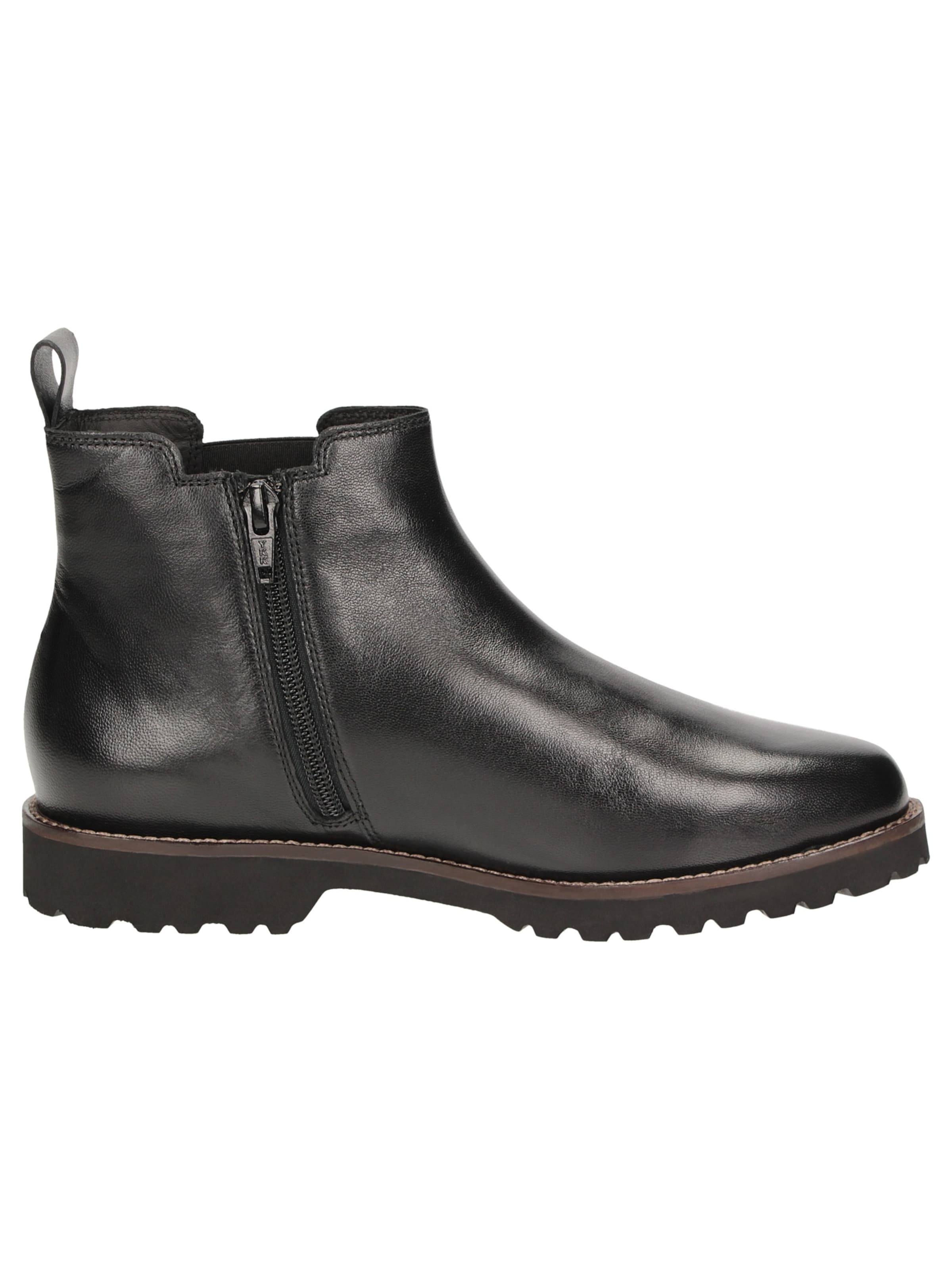 SIOUX Chelsea boots ' Meredith-701-H ' in Zwart