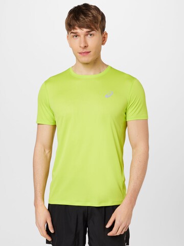 T-Shirt fonctionnel ASICS en vert : devant