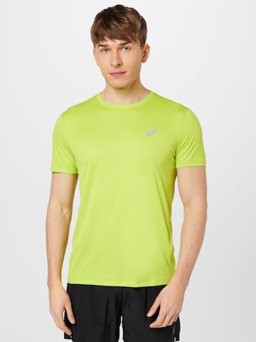 ASICS Performance Shirt in Green: front