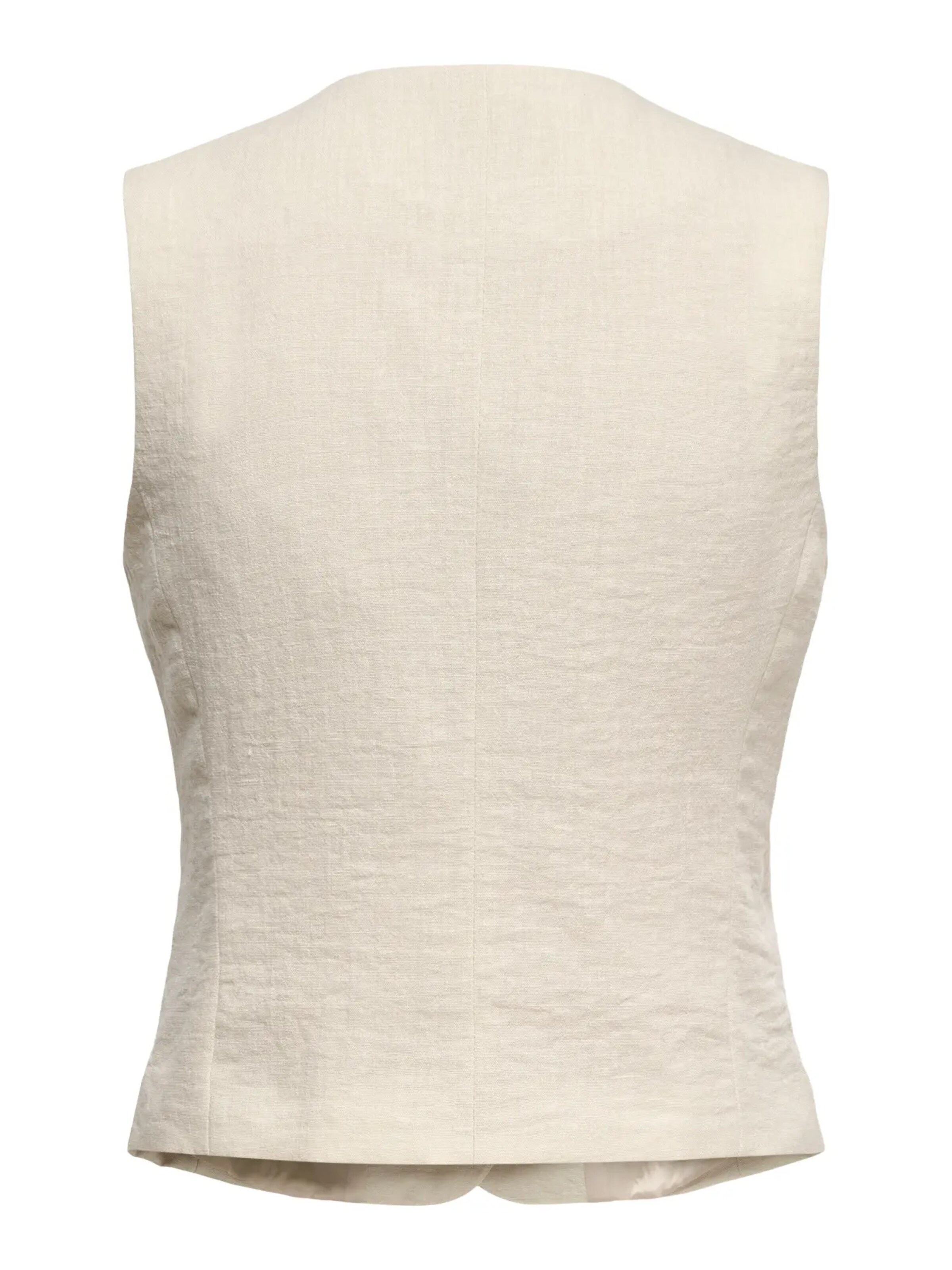 JDY Bodywarmer 'JDYCARA S/L WAISTCOAT' in Beige