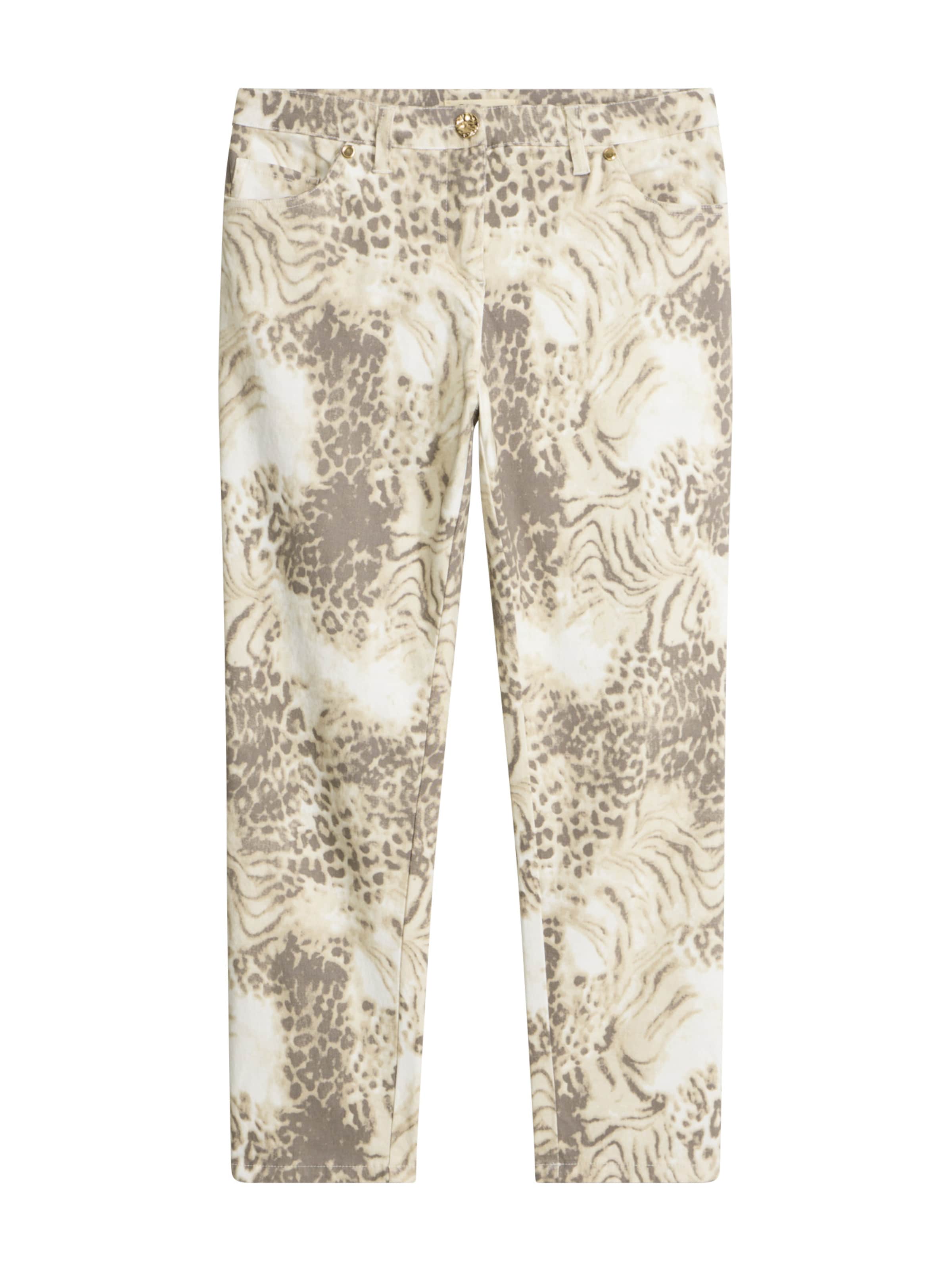 bonprix - Slimfit Pantalón en beige: frente
