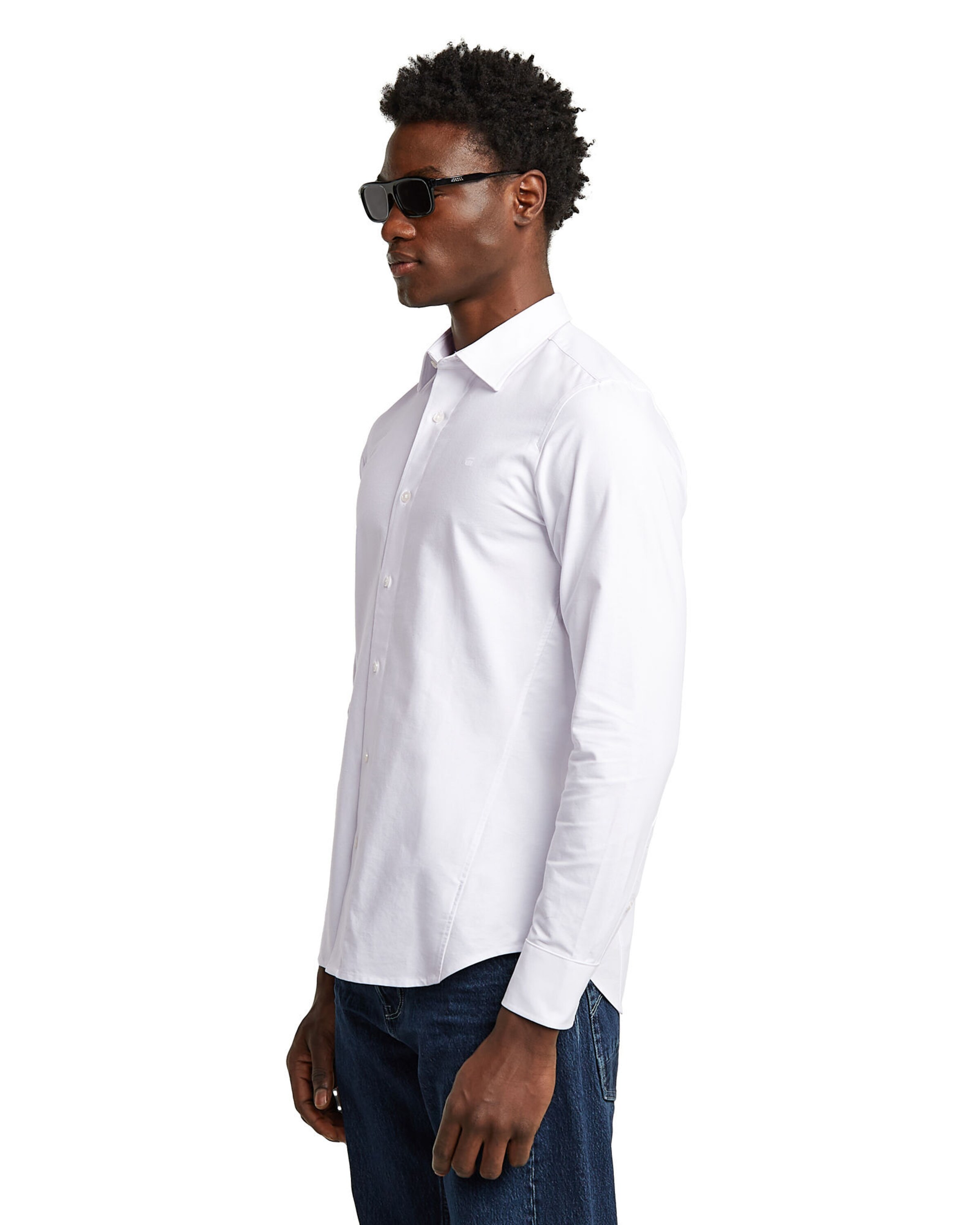 G-STAR Regular Fit Hemd in Weiß