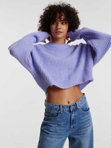 EDITED Sweater 'Yella' in Purple: front