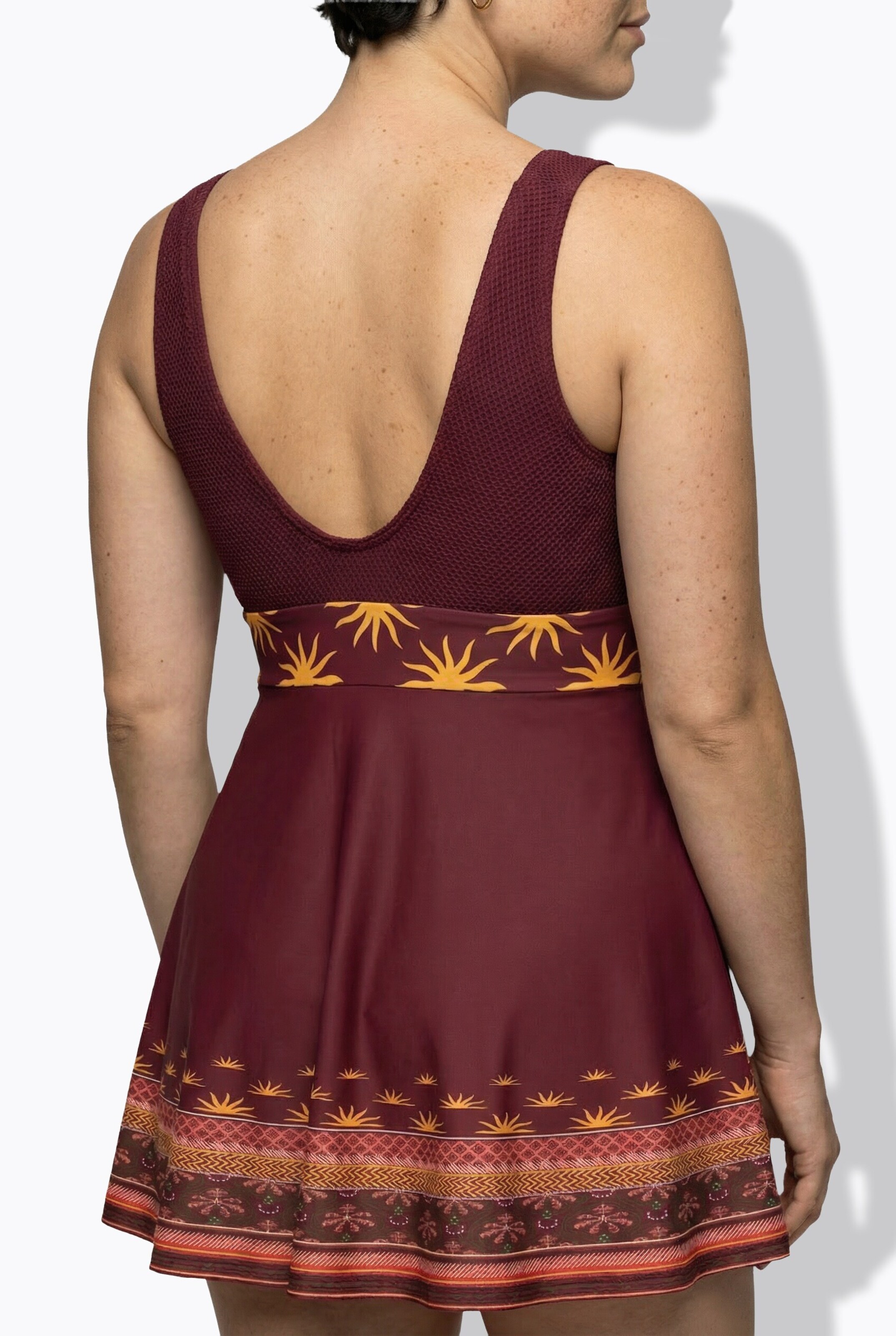 Ulla Popken Classic Swimsuit in Red