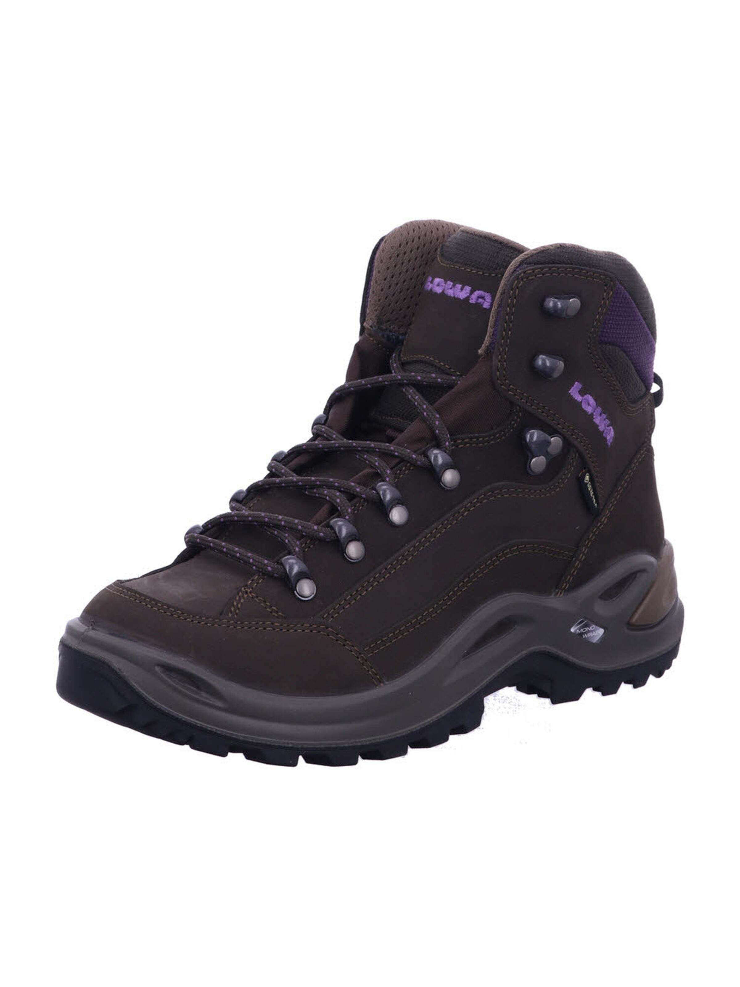 LOWA Boots 'Renegade' in 38,5 in anthrazit / lila, Produktansicht