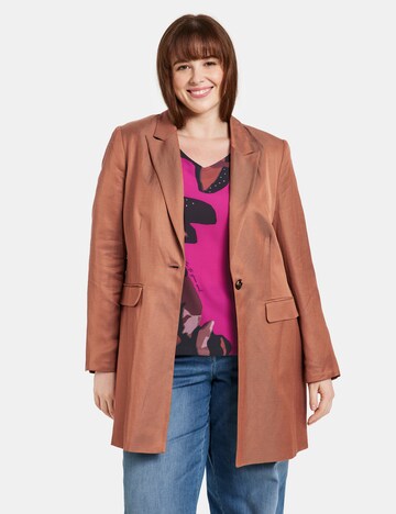 SAMOON Blazer in Braun: Vorderseite