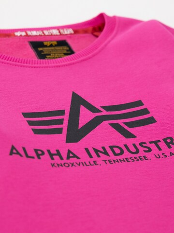 ALPHA INDUSTRIES Sweatshirt in Purple