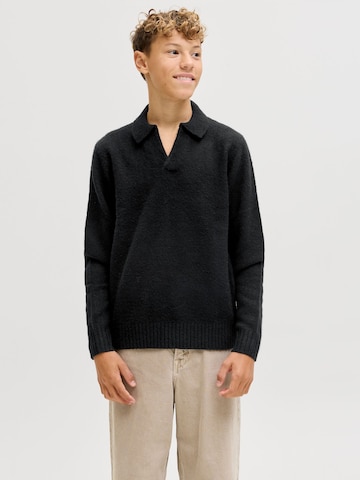 Pull-over Jack & Jones Junior en noir : devant