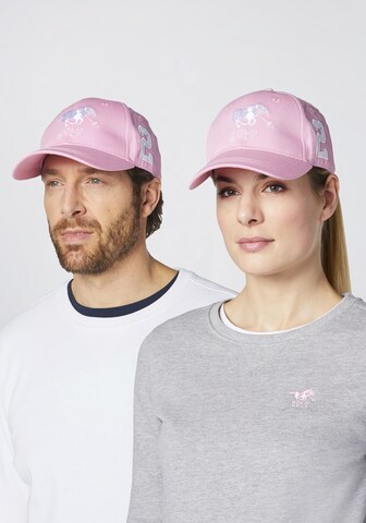 Polo Sylt Cap in Pink: front