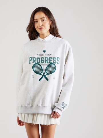 OH APRIL Sweatshirt 'Progress' in Grey: front