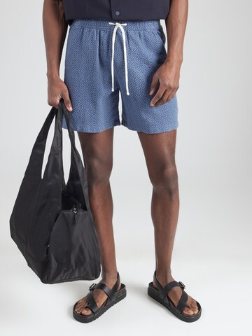 Regular Pantalon chino 'NOVELTY' HOLLISTER en bleu : devant