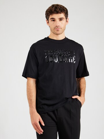 Versace Jeans Couture Тениска в черно: отпред
