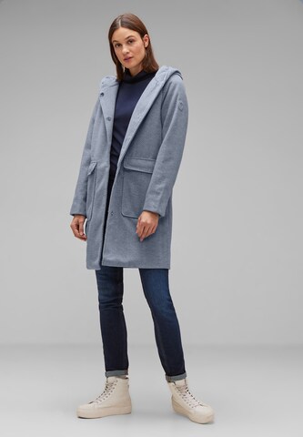 STREET ONE Between-Seasons Coat in Blue