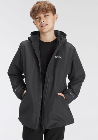 JACK WOLFSKIN Outdoorová bunda 'Snowy Days' – černá