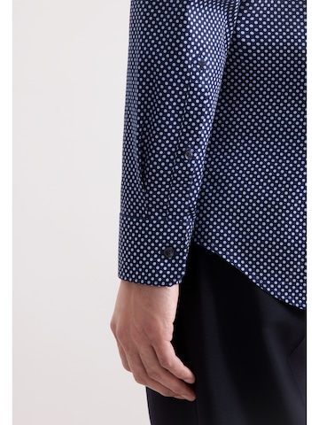Coupe slim Chemise business 'SMART ESSENTIALS' SEIDENSTICKER en bleu