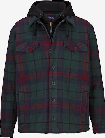 John F. Gee Between-Season Jacket in Green: front