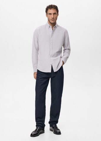 MANGO MAN Regular Fit Hemd 'Kodak' in Rot