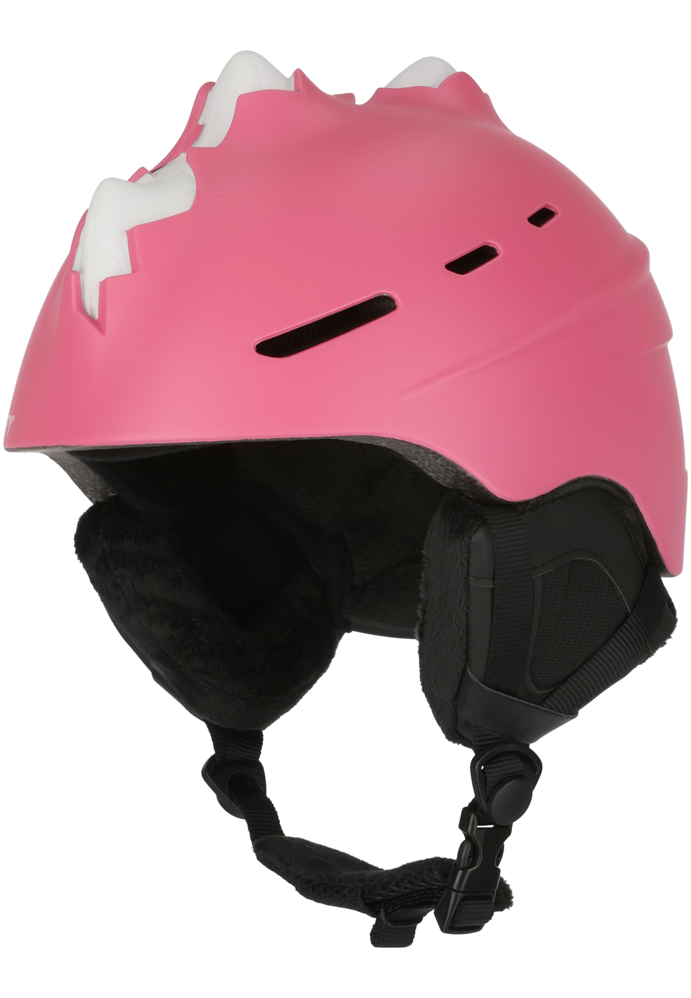 Crazy Safety Helmet 'Bone Spike' in Pink: front