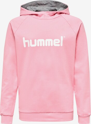 Sweat de sport Hummel en rose : devant