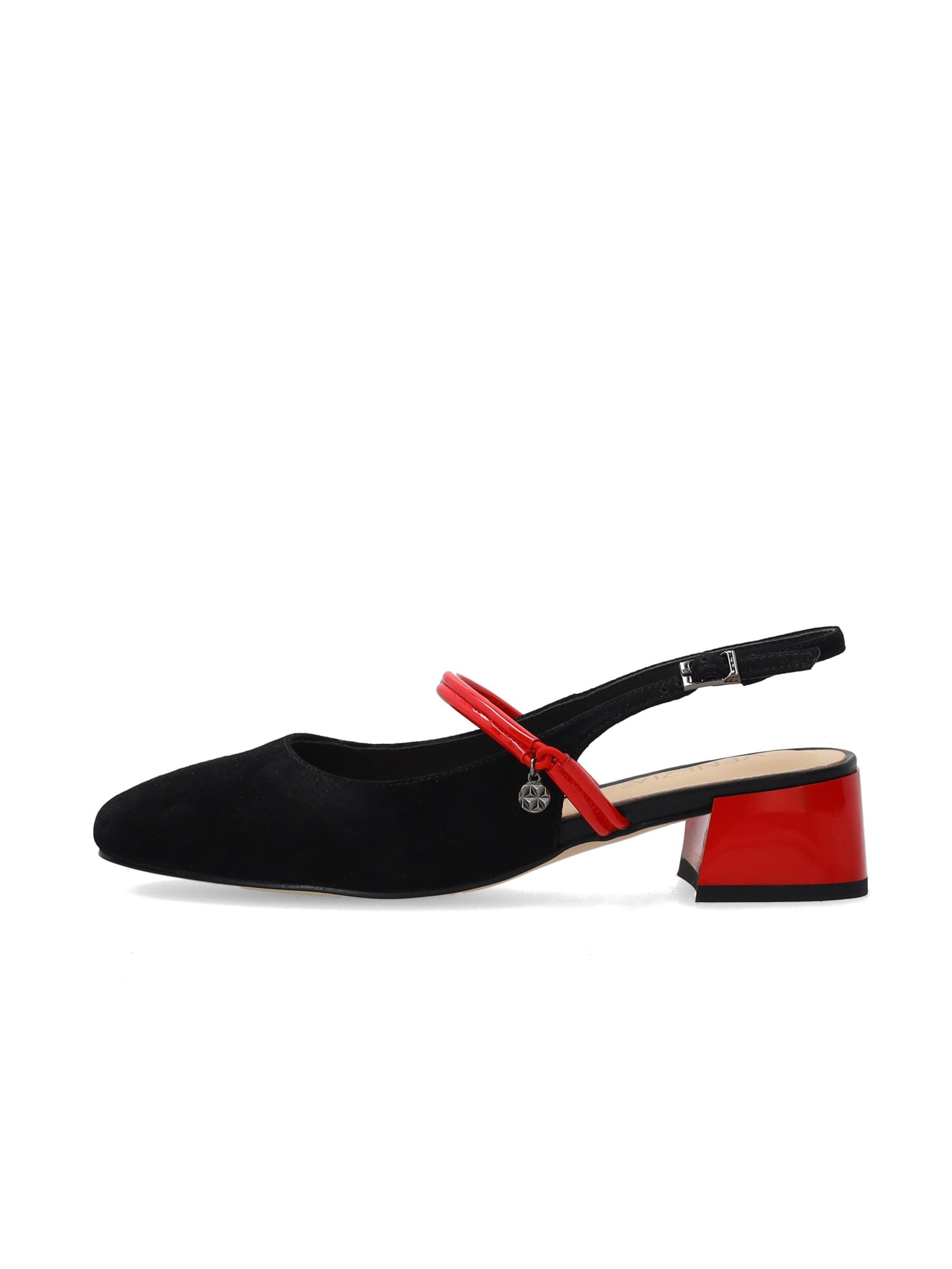 VENEZIA Slingback Pumps in Black: front