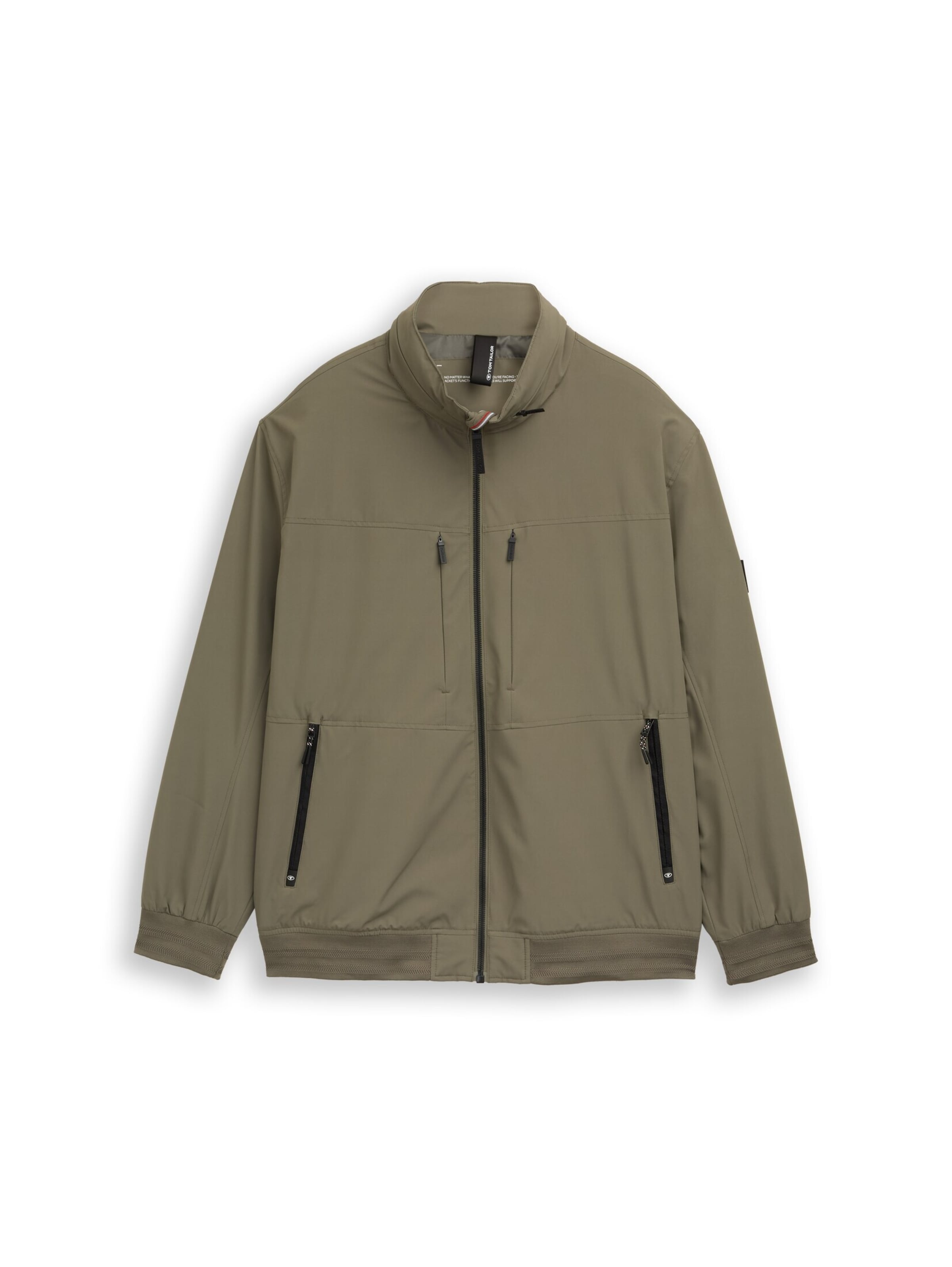 TOM TAILOR Men + Between-season jacket in Green: front