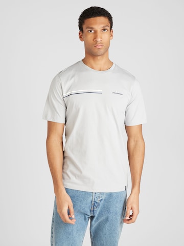 JACK & JONES Shirt 'PARKER' in Grey: front