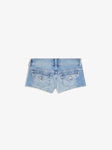 BershkaSlimfit Traperice - plava boja