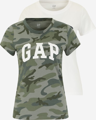 Gap Petite Koszulka 'FRANCHISE' w kolorze zielony / czarny / białym, Podgląd produktu