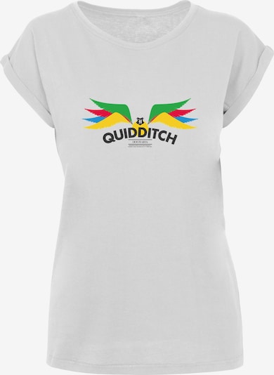 F4NT4STIC T-shirt 'Harry Potter Snitch Wings Pastels' en jaune / vert / noir / blanc, Vue avec produit