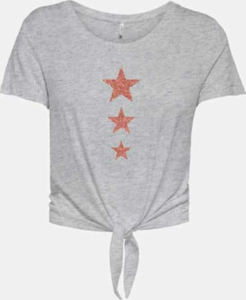 Tricou 'ONLKITA' de la ONLY pe gri: față