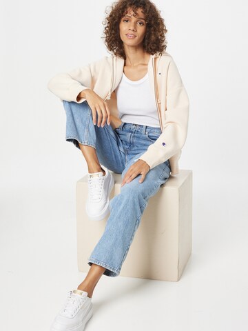 Champion Reverse Weave Zip-Up Hoodie in Pink