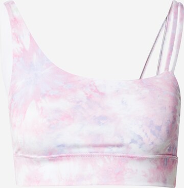 Onzie Bralette Sports Bra in Pink: front