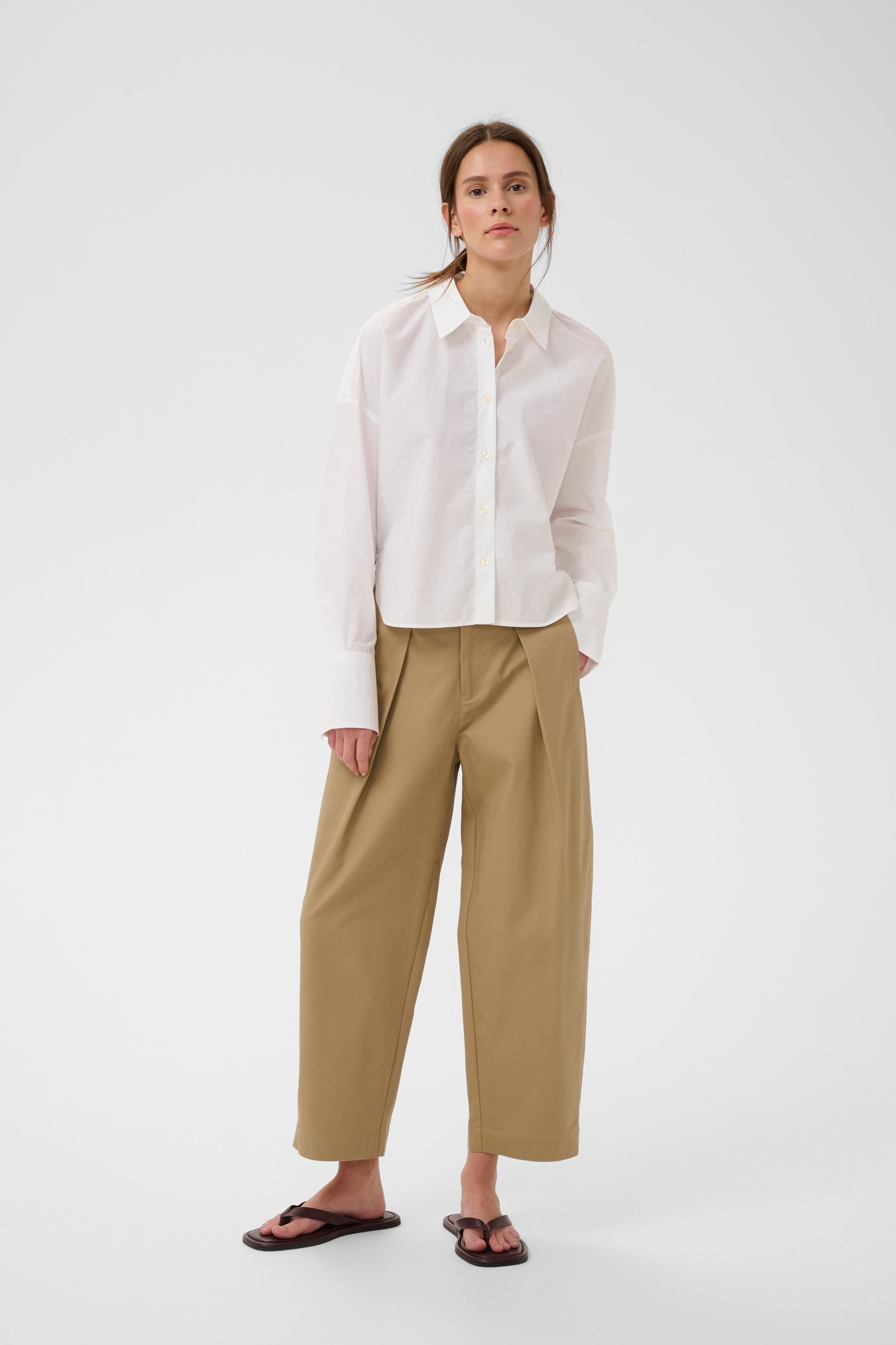 Loosefit Pantalon 'TinikkaIW' InWear en beige