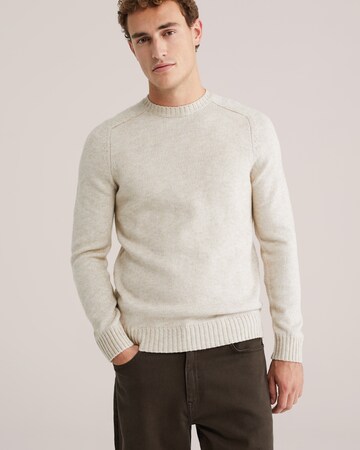 WE Fashion - Jersey en beige: frente