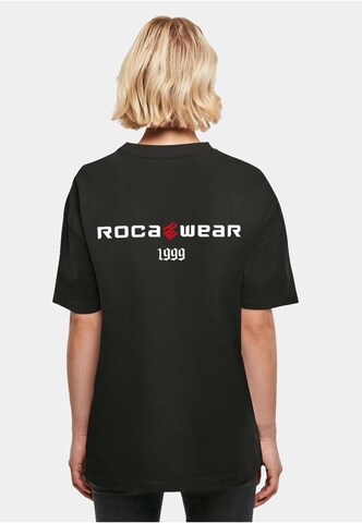 Tricou 'Heart' de la ROCAWEAR pe negru: față