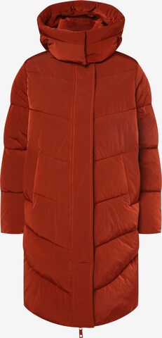 Manteau d’hiver Calvin Klein en marron : devant