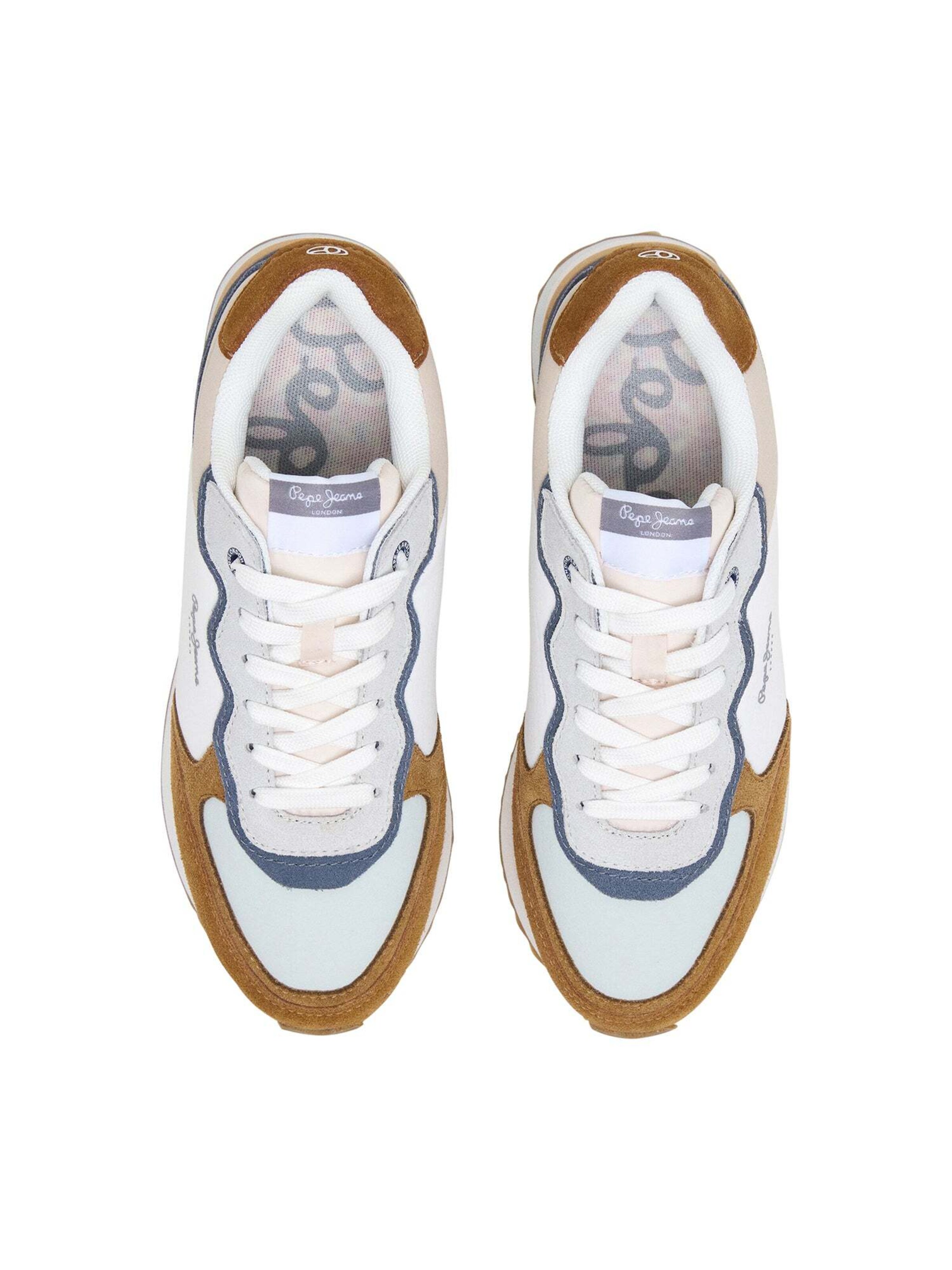 Pepe Jeans - Sapatilhas baixas 'RUSPER CLASS' em branco