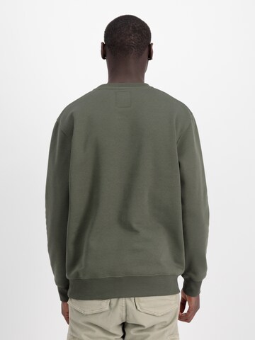 ALPHA INDUSTRIES Sweatshirt in Green