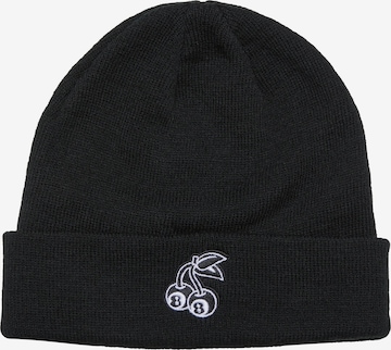 juoda Mister Tee Megzta kepurė '8 Ball Cherry': priekis