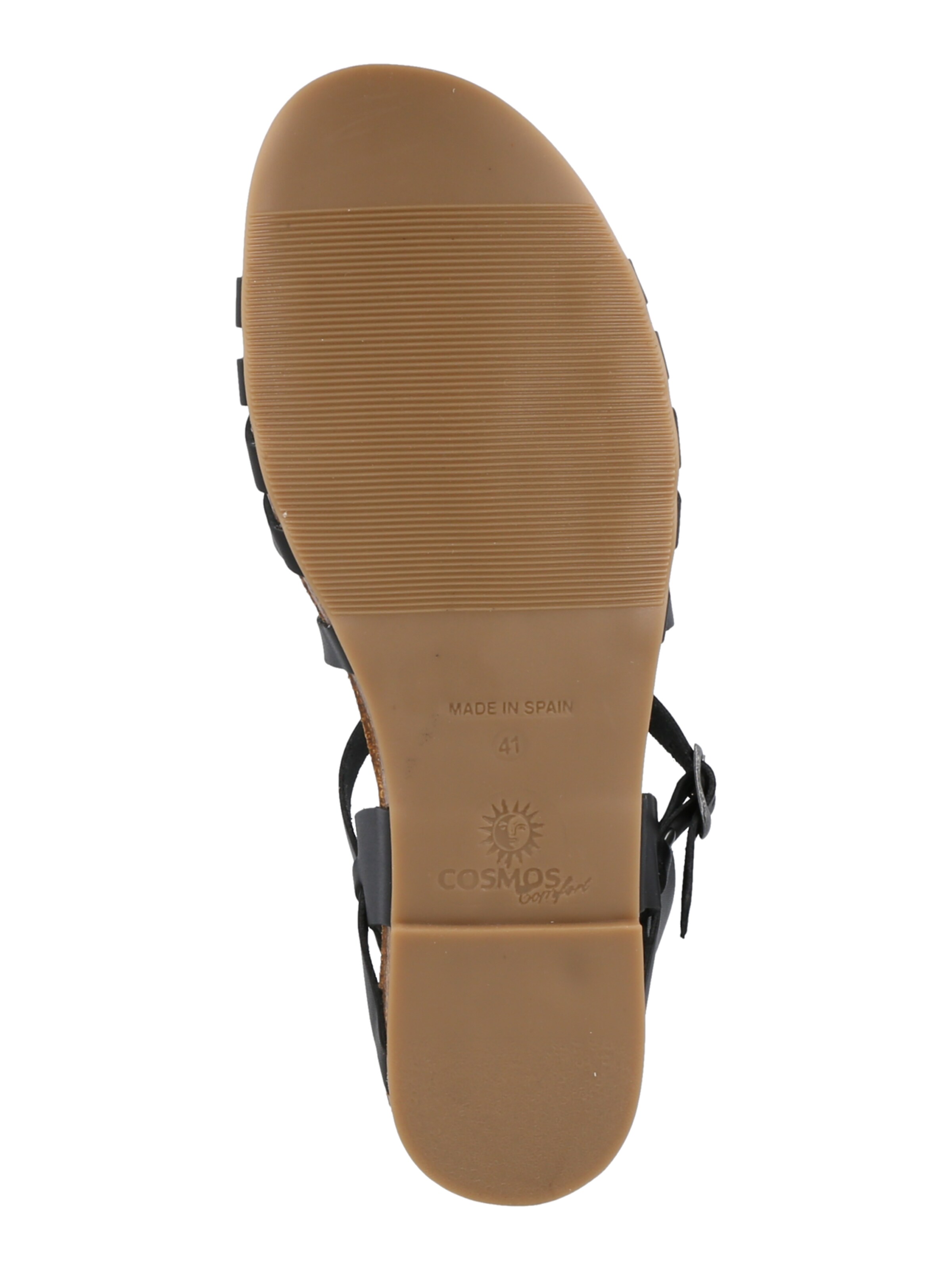 COSMOS COMFORT Strap sandal in Black