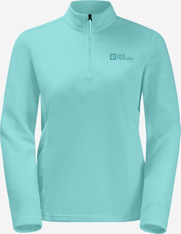 JACK WOLFSKIN Athletic Sweater 'TAUNUS' in Blue: front